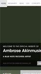 Mobile Screenshot of ambroseakinmusire.com
