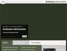 Tablet Screenshot of ambroseakinmusire.com